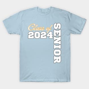 Class of 2024 Senior 24 Shirt High School Graduation Party T-Shirt